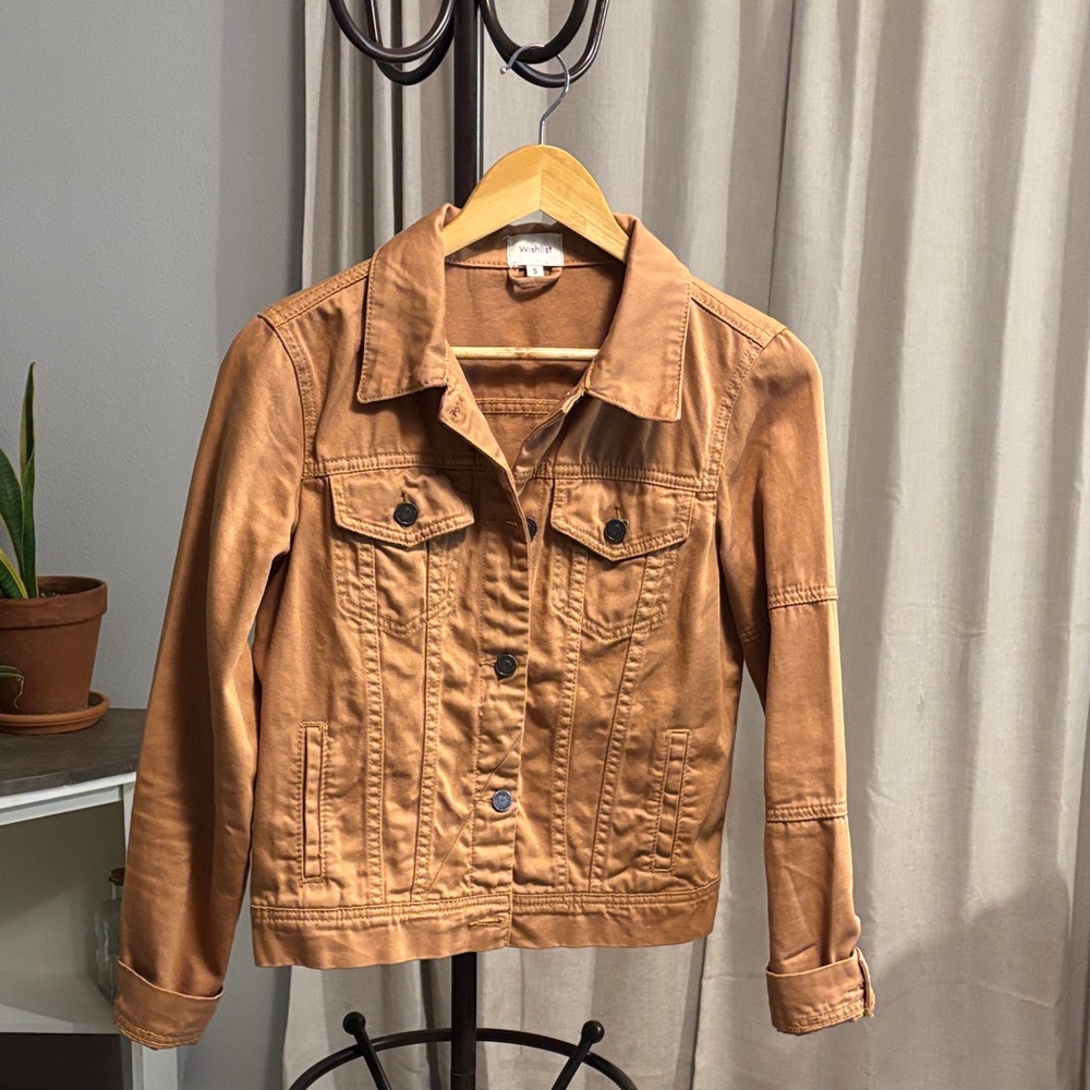 Wishlist Camel Jean Jacket